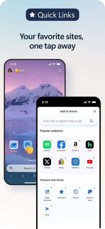 Microsoft Edge — skærmbillede 2